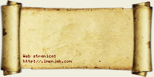 Nadja Bačević vizit kartica